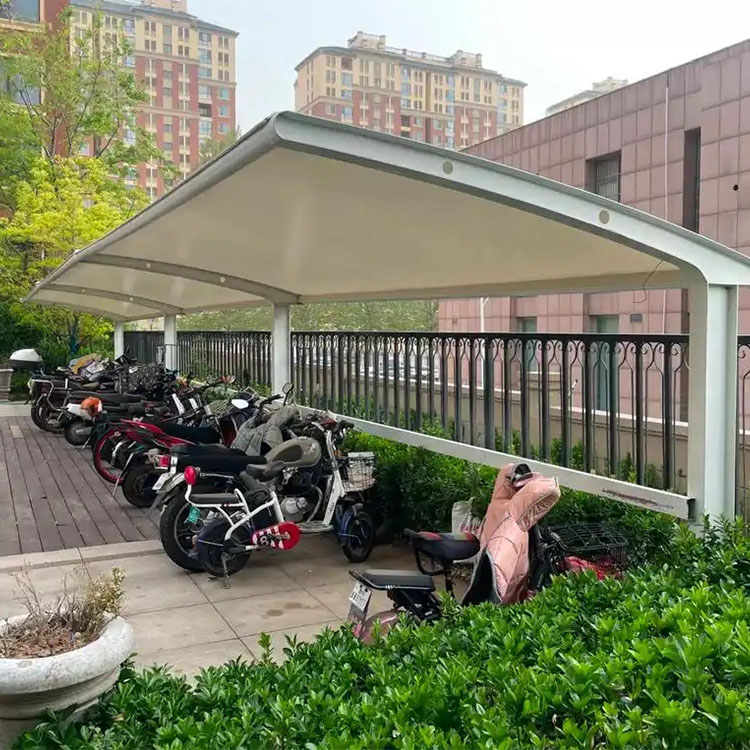 崇信县膜结构电动车棚